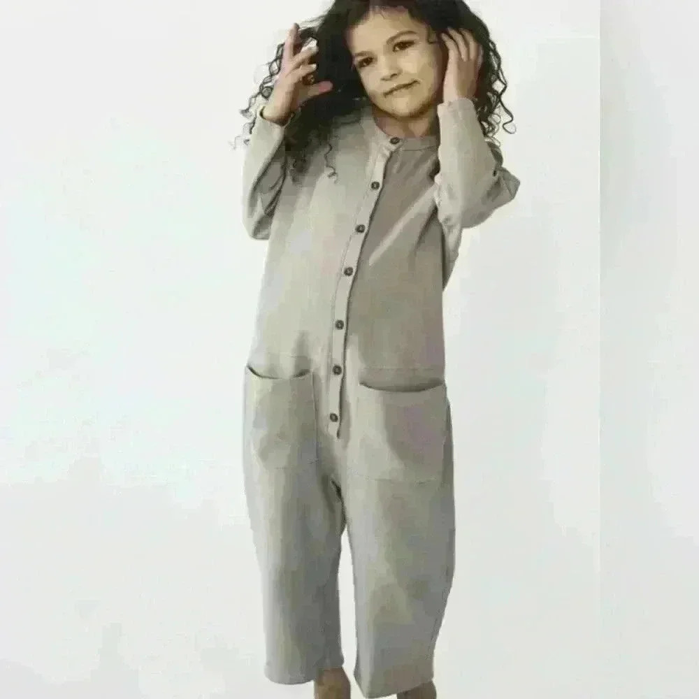 Bacabuche new without tags Kids Black Jumpsuit 2/3Y Gender Neutral